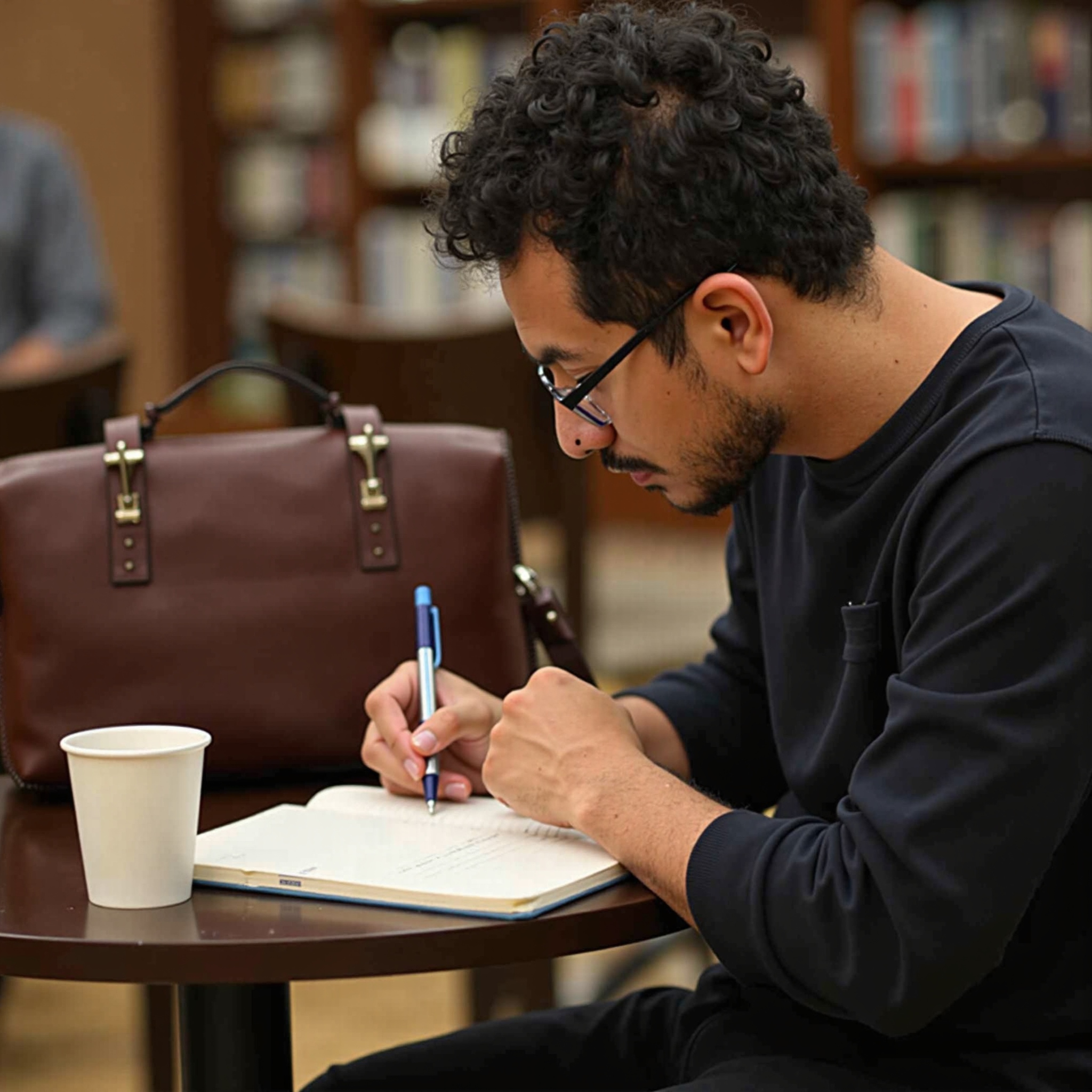 Samuel Ochoa at his keyboard